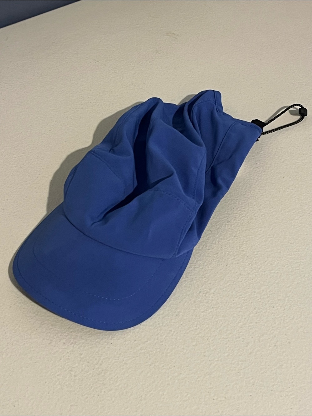 Janji Blue Drawstring Outdoor AFO Hyperlight Run Everywhere Running Cap